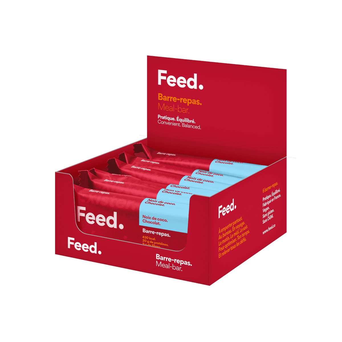 Chocolat. Noix de coco. 